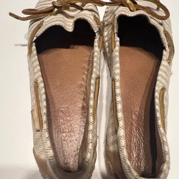 Sperry Women’s Top Sider Metallic Boat Katama Espadrilles Size 10 - Picture 6 of 9